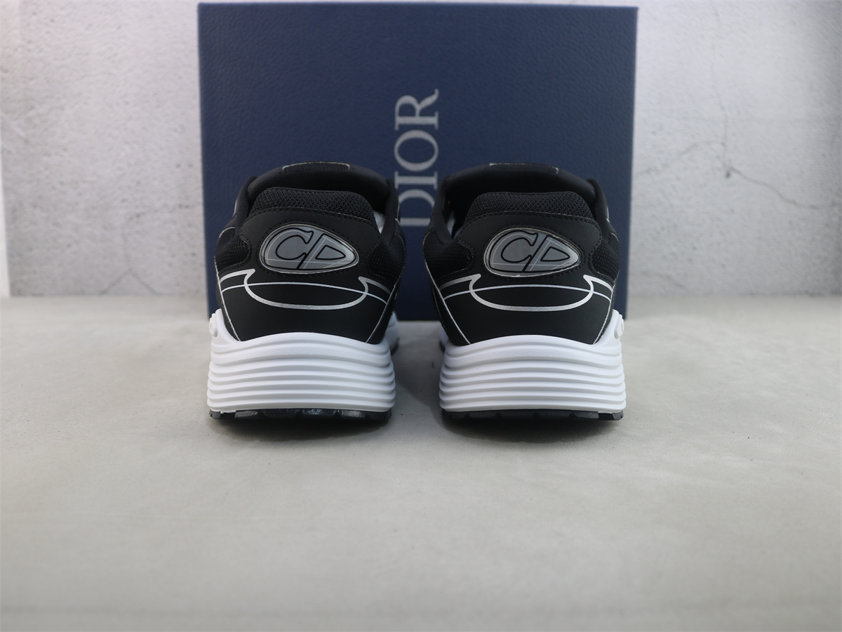 Dior B30 SNEAKER Black Mesh and Technical Fabric 3SN279ZMB_H969